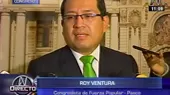 Roy Ventura: A Kenji le podría faltar experiencia para presidir el Congreso - Noticias de jose-ventura