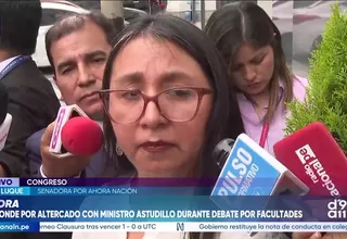 Ruth Luque señala al Gobierno de buscar disciplinar políticamente a la oposición