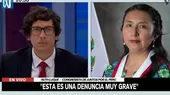 Ruth Luque sobre Gonzalo Alegría: No debería ser candidato - Noticias de ruth-luque