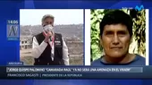 Sagasti: Terrorista Jorge Quispe Palomino ya no será una amenaza para la seguridad del Vraem - Noticias de jose-palomino-manchego