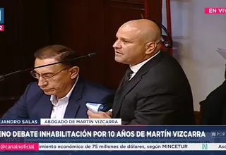 Salas dejó defensa de Vizcarra en debate por inhabilitación