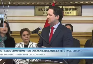 Salaverry: Aún hay tiempo para desarrollar la reforma política