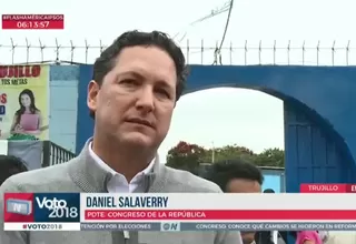 Salaverry: Será el JNE el que interprete cómo se aplica la no reelección  parlamentaria