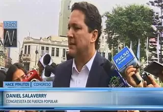 Salaverry: Más adelante podrían ponerse nuevas excepciones a 'Ley Mulder'