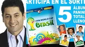 Salvador Heresi sortea álbumes del Mundial Brasil 2014 para conseguir seguidores - Noticias de album-panini