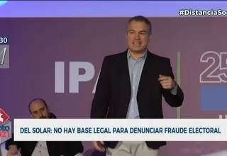 Salvador del Solar: Corresponde es esperar el pronunciamiento del JNE