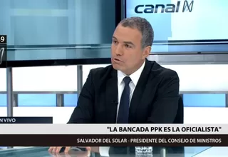 Salvador del Solar: El presidente requiere de mí, un ministro que tienda puentes