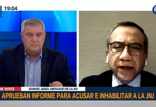 Samuel Abad: Informe que recomienda acusar e inhabilitar a miembros de la JNJ es “arbitrario”