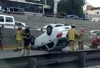 San Borja: Accidente vehicular dejó un herido en la avenida Javier Prado Este