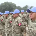 San Borja: Despiden a cascos azules que participarán en misión de paz