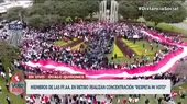 San Borja: Miembros en retiro de las Fuerzas Armadas realizan manifestación - Noticias de manifestaciones