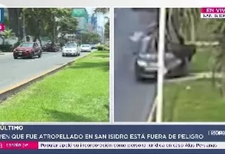San Isidro: Atropello en la avenida Javier Prado deja un peatón herido