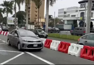 San Isidro: Colectivos invaden carril exclusivo del Corredor