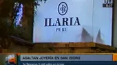 San Isidro: asaltantes roban S/ 5 mil en joyas - Noticias de joyas