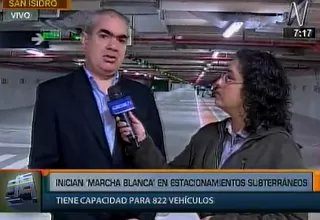 San Isidro: se inició ‘marcha blanca’ en estacionamientos subterráneos