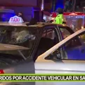 San Isidro: Tres heridos tras accidente de tránsito
