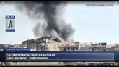 San Juan de Lurigancho: Diez viviendas afectadas por incendio en Bayóvar - Noticias de alerta noticias