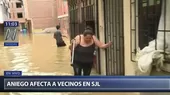 San Juan de Lurigancho: gran aniego de aguas residuales afecta a vecinos - Noticias de aguas-calientes