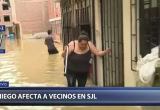 San Juan de Lurigancho: gran aniego de aguas residuales afecta a vecinos