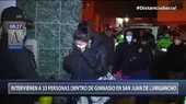 San Juan de Lurigancho: Intervienen a más de 30 personas al interior de un gimnasio - Noticias de gimnasio