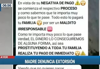 San Juan de Lurigancho: Madre denunció extorsión tras hacer préstamo por aplicativo móvil