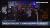San Juan de Lurigancho: Más de 200 intervenidos en una fiesta COVID-19 - Noticias de fiesta-clandestina
