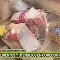 San Juan de Miraflores: Delincuentes roban alimentos y utensilios de comedor popular