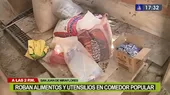 San Juan de Miraflores: Delincuentes roban alimentos y utensilios de comedor popular - Noticias de universidad-catolica-san-pablo