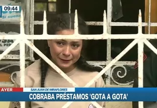 San Juan de Miraflores: Policía capturó a colombiana que hacía cobros del gota a gota