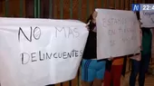 San Juan de Miraflores: Protestan ante ola de asaltos  - Noticias de camara-seguridad