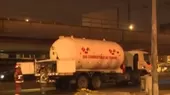 San Juan de Miraflores: Se registró fuga de gas de camión cisterna - Noticias de camion-cisterna