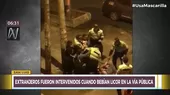 San Luis: Extranjeros fueron intervenidos por la Policía cuando bebían licor en la vía pública - Noticias de licor
