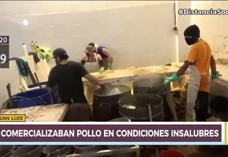 San Luis: Locales comercializaban pollos en condiciones insalubres