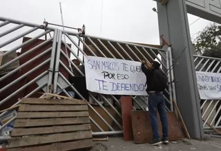 San Marcos: Consejo Universitario autorizó a rector tomar acciones para restablecer orden