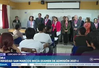 Más de 10.500 jóvenes participan en la primera fecha del examen de admisión de San Marcos