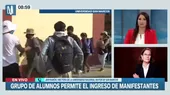 San Marcos: Rectora pide ayuda de la Policía ante ingreso de manifestantes a universidad - Noticias de universidades