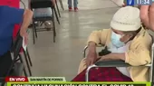 San Martín de Porres: Anciana de 94 años llegó a centro de vacunación para su primera dosis   - Noticias de vacunacion