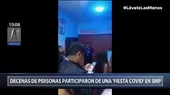 San Martín de Porres: Decenas de personas participaron de una fiesta clandestina - Noticias de noticias-falsas