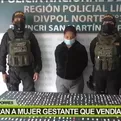 San Martín de Porres: Capturan a mujer gestante que vendía droga