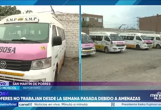 San Martín de Porres: ETBOSA lleva cinco días sin operar por temor a extorsiones