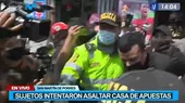 San Martín de Porres: Policía frustró robo en una casa de apuestas y detuvo a dos sujetos - Noticias de san-lorenzo
