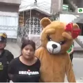 San Mart&iacute;n de Porres: Polic&iacute;a se disfraza de oso de San Valent&iacute;n para capturar a mujer