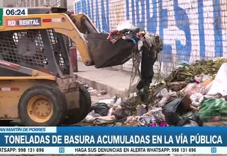 San Martín de Porres: Toneladas de basura acumulada en calles tras inicio de año