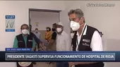 San Martín: Francisco Sagasti supervisó funcionamiento de hospital de Rioja - Noticias de rioja