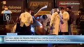 San Miguel: Disponen prisión preventiva para policía tras muerte de menor durante persecución - Noticias de persecucion