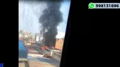 San Miguel: Un incendio se registró en la cuadra 7 del Jirón Sucre - Noticias de alerta-epidemiologica