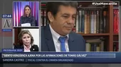 Sandra Castro: Tengo vergüenza ajena por las declaraciones de Tomás Gálvez - Noticias de tomas-galvez