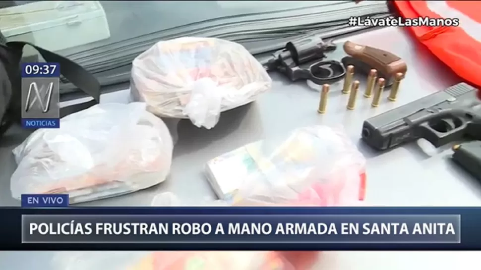 Santa Anita: La Policía capturó a delincuentes que robaron S/ 60 000 a ...
