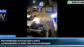 Santa Anita: Policía interviene un auto tras hallar una granada - Noticias de granada