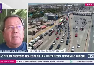 Santa María del Mar apelará fallo judicial para incluir más peajes en suspensión por concesión vial